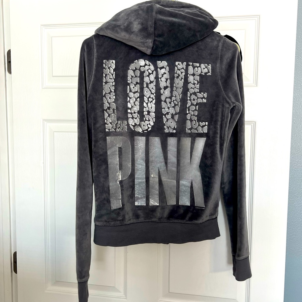Velour Pink hoodie